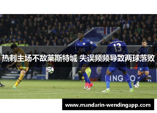 热刺主场不敌莱斯特城 失误频频导致两球落败